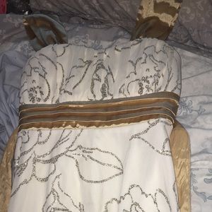 Gold and Cream Speechless Dress Size 10